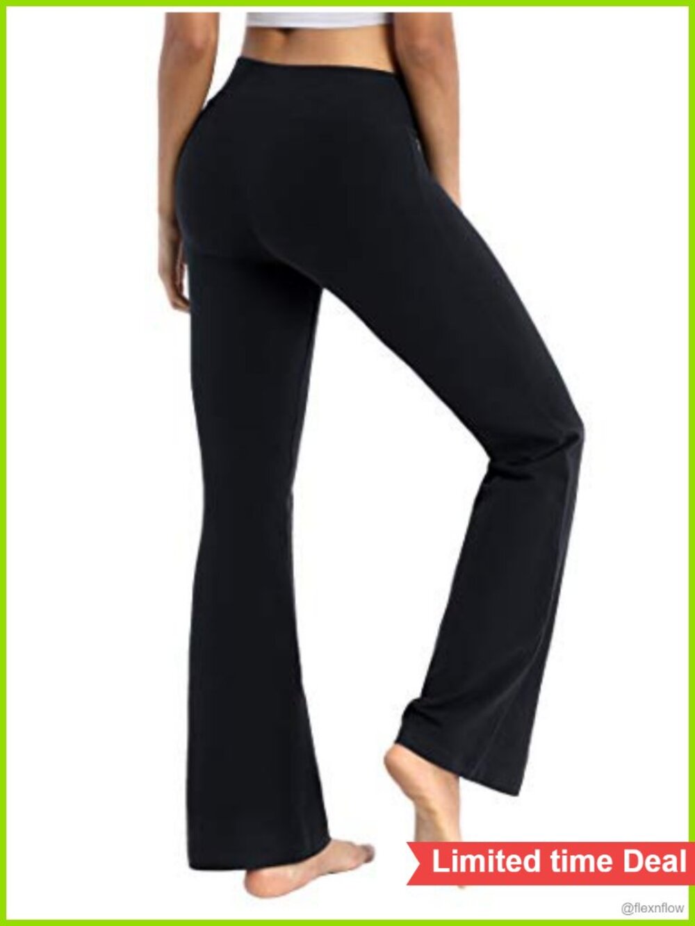 Women's High Waist Bootcut Yoga Pants Flared Workout Leggings with Pockets